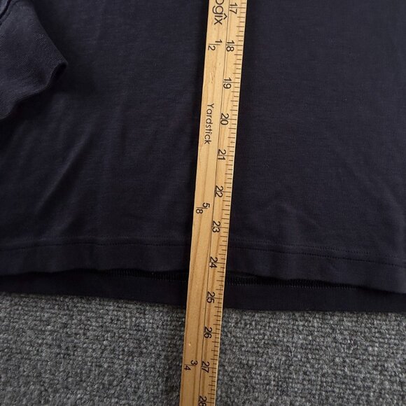 Brooks Brothers Lightweight Turtleneck Sweater Blue Medium Cotton Long Sleeve - Picture 5 of 16